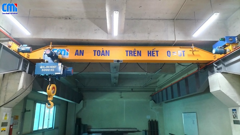 Bảo trì cầu trục dầm đơn 5 tấn tại VSIP Bắc Ninh